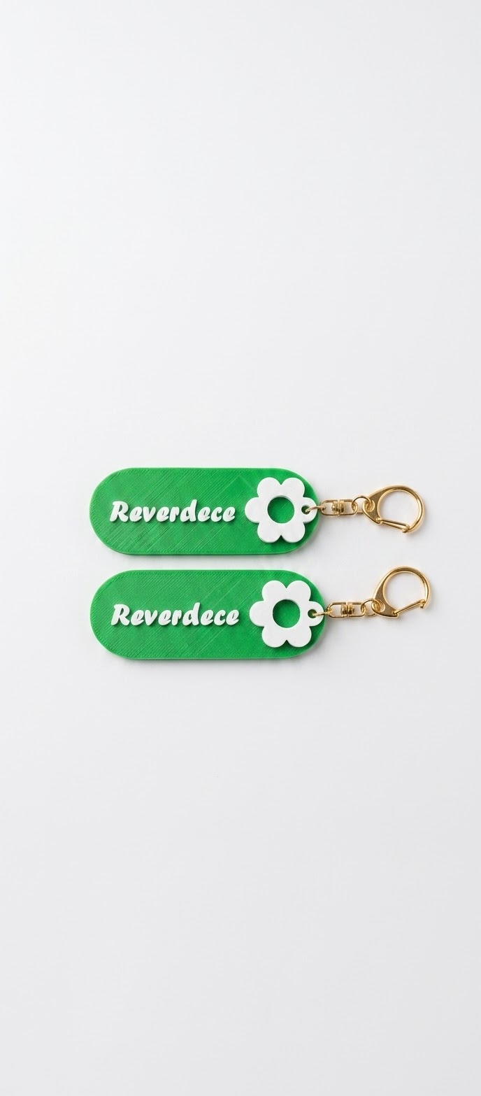 Llavero con nombre en relieve